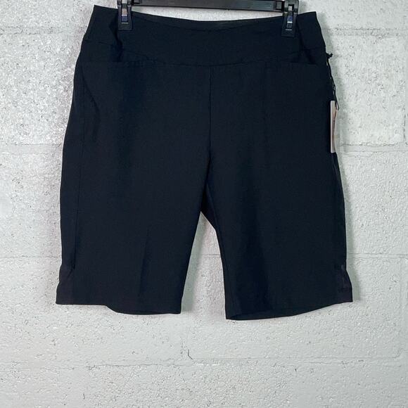 Tail, white label,  Women's Side Insert 11'' Golf Shorts black 4 - Picture 1 of 9